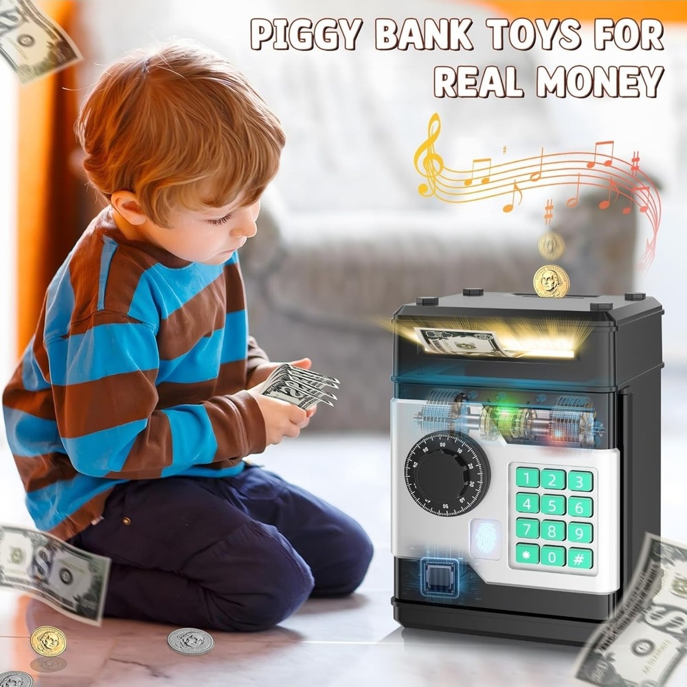 Piggy Bank, Automatic Electronic Piggy‎ Bank for Kids Boys Girls